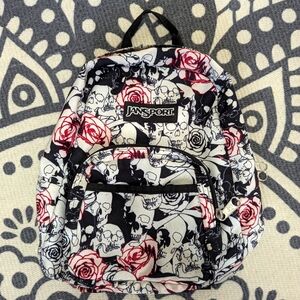 Jansport Skull and Rose Mini Backpack